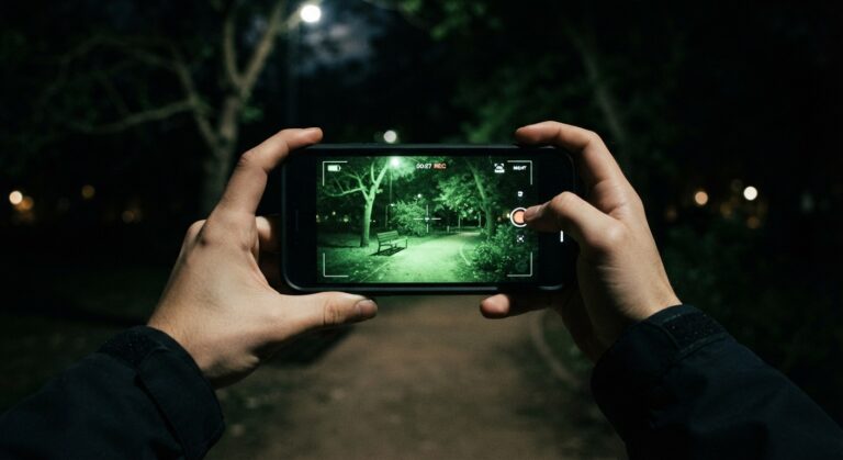 Cómo grabar video con visión nocturna